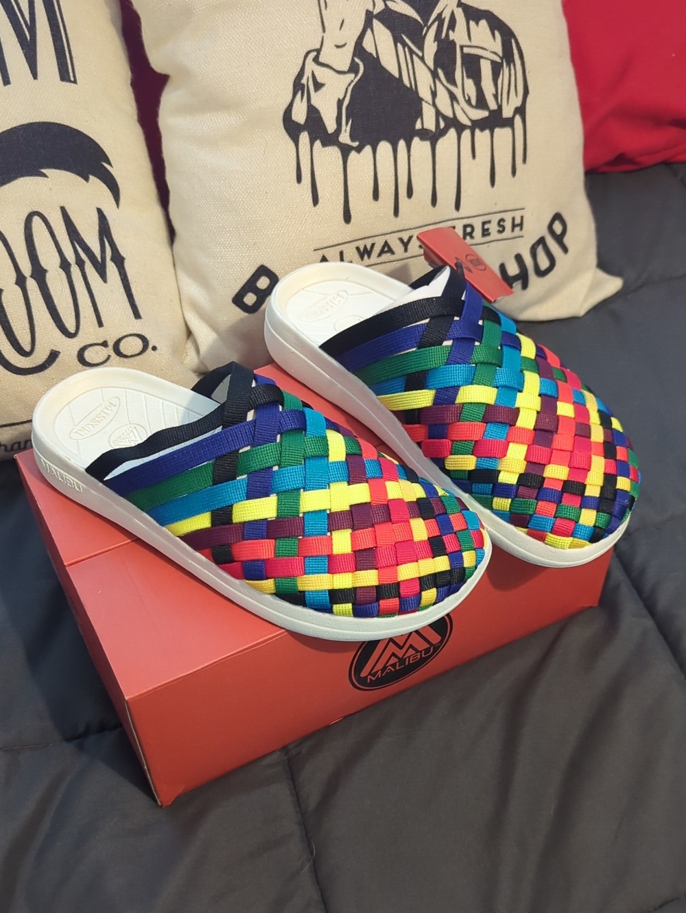 Missoni Malibu Colorful Sandal Slides Size 9 Brand New